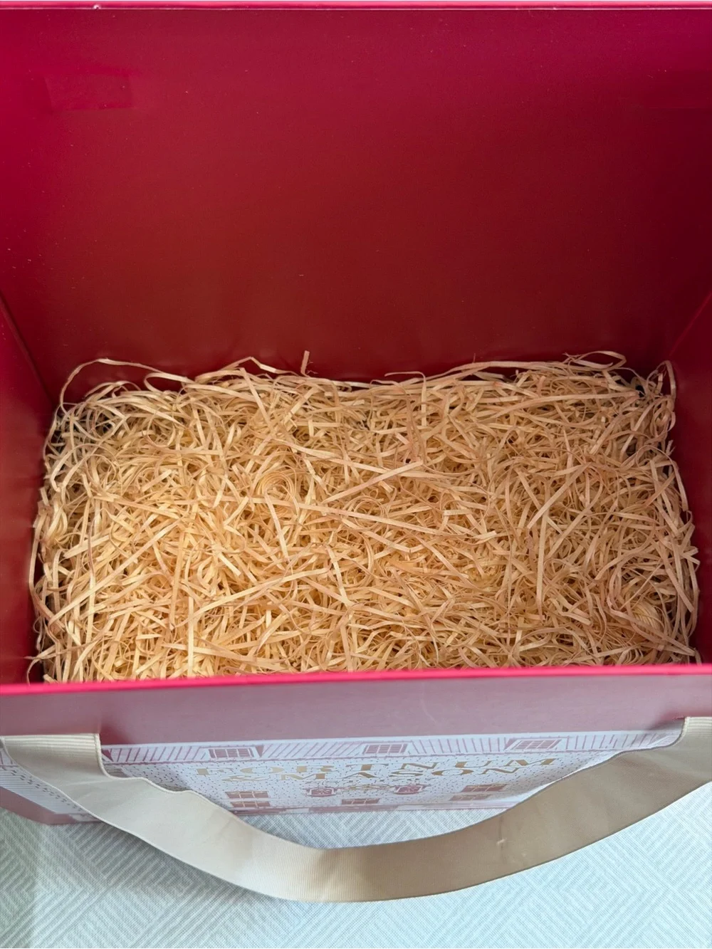 Fortnum & Mason Pink Gift Box with Cream Ribbon
